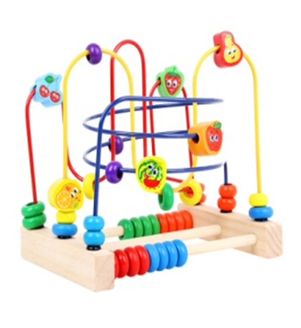 bead roller coaster toy
