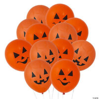 Jack-O’-Lantern 11 Latex Balloons Halloween Décor