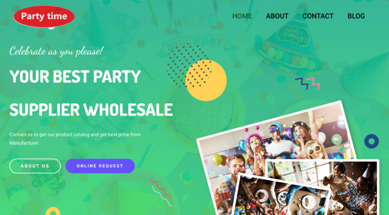 party time website