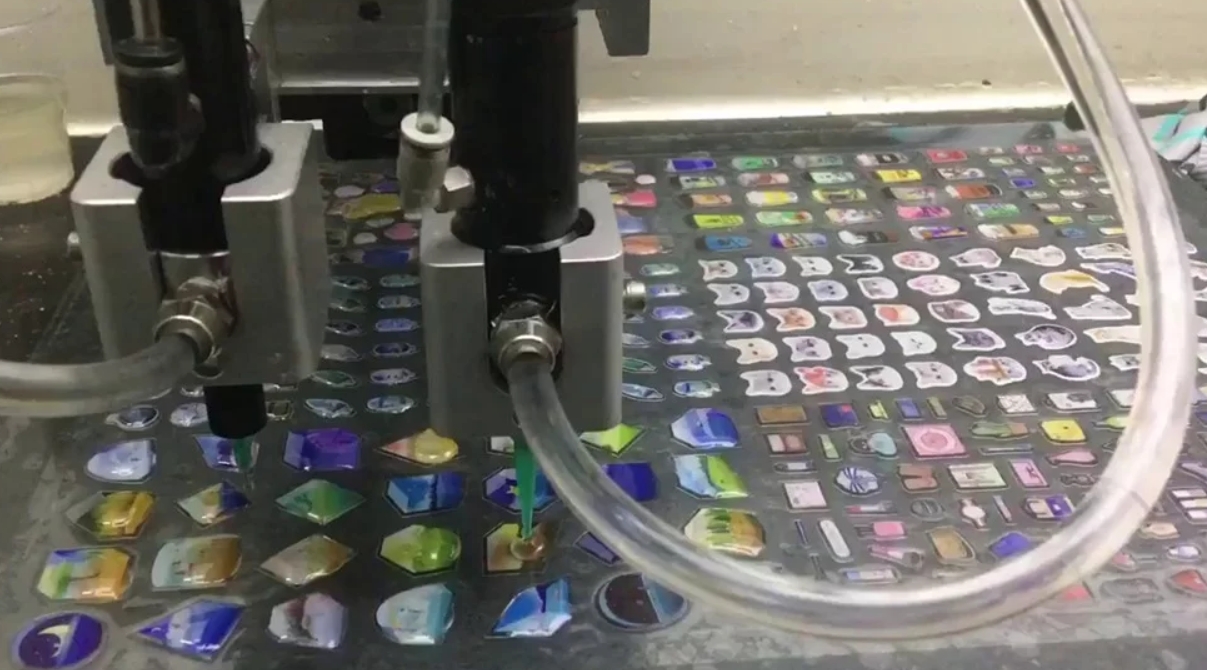 crystal epoxy sticker printing
