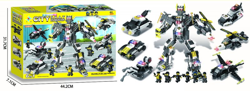 Building Blocks Transformer 8 IN 1