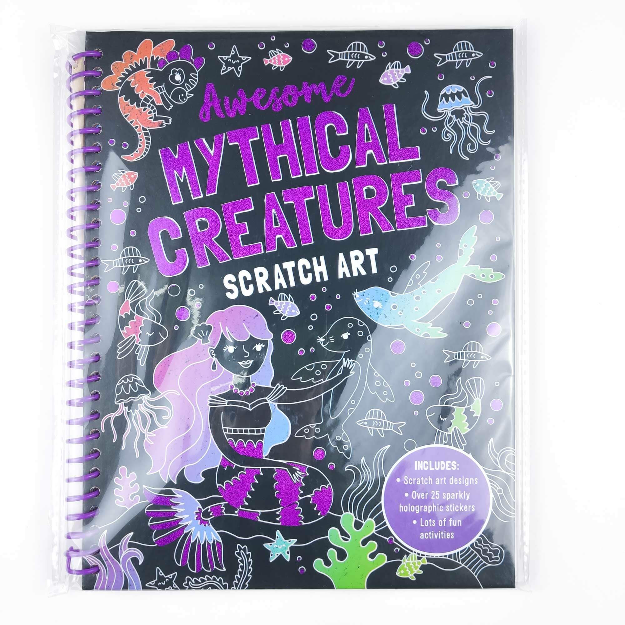 Scratch & Build: Mythical Models: Scratch Art Activity Book