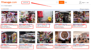 You can type the product name on the search bar on it