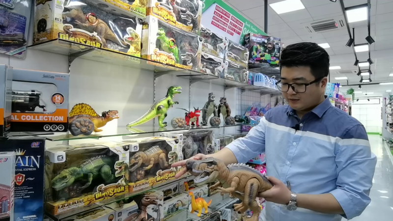 Tony at Toys showroom