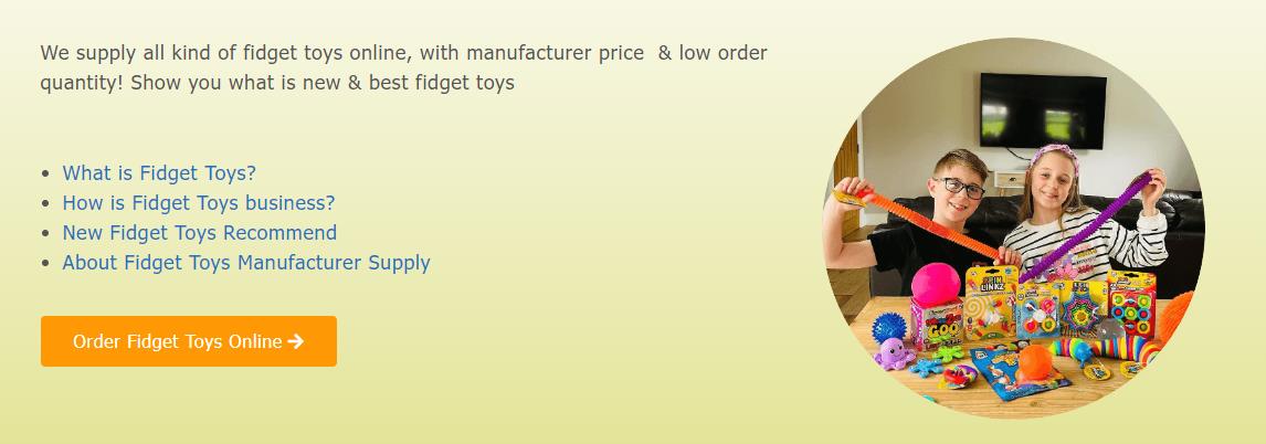 fidget toys supply online