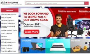 Sitio web de Global Sources