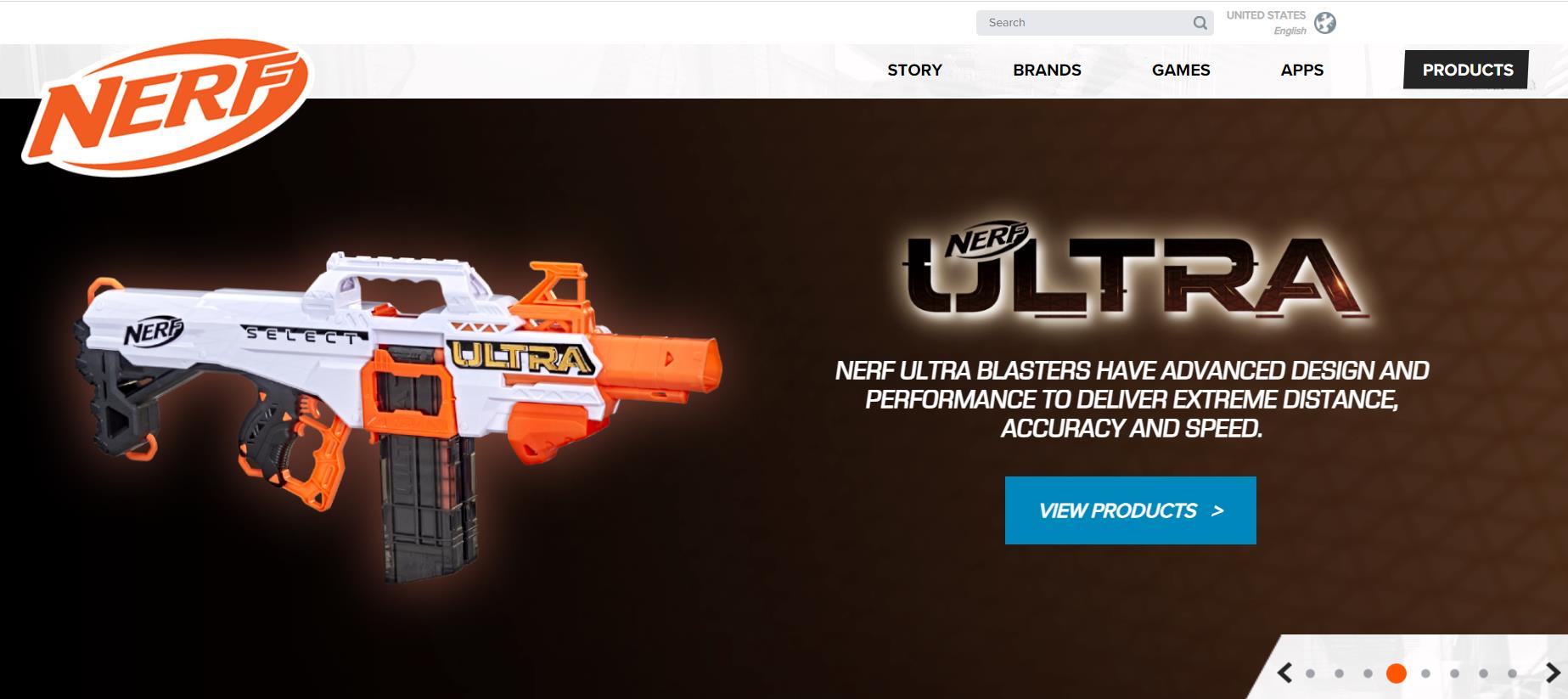 Nerf website