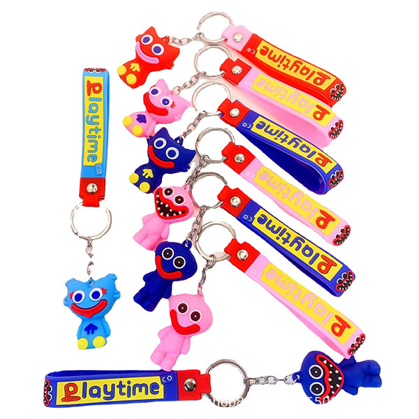 Keychain poppy playtime Huggy Waggy Keychain PVC Silicone Push Pop