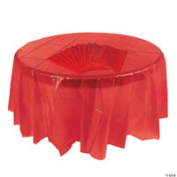 Bulk Red Round Tablecloths