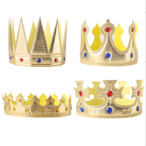 Gold Jeweled Crown