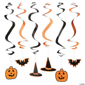 Hanging Swirl Halloween Decorations
