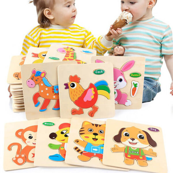 3D Wooden Jigsaw Puzzle Toy