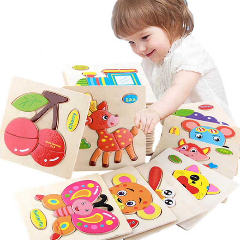 3D Wooden Jigsaw Puzzle Toy