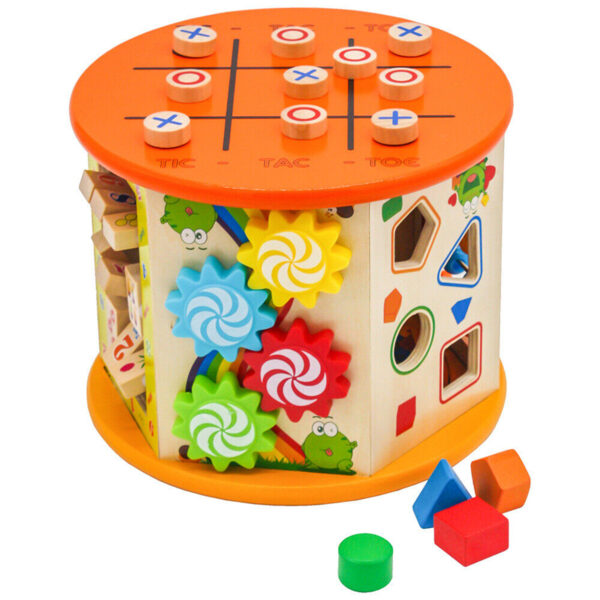 Wooden Activity Cube