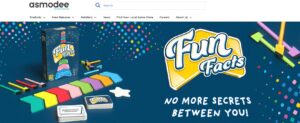 Asmodee United Kingdom website