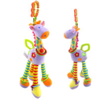 Cute Babies Bed Decoration Giraffe Handbell Toy