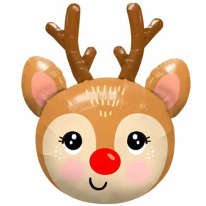 RED-NOSED REINDEER balloon