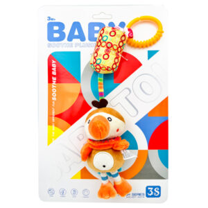 Baby soft Hanging Toys with Crinkle Rattles Teether, Stroller Crib Toy3