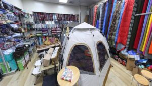 Yiwu outdoor goods market