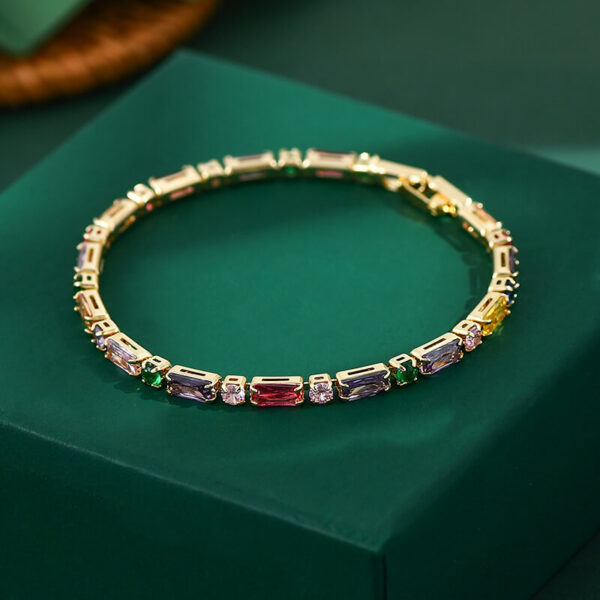 Multicolour Zircon Bracelet