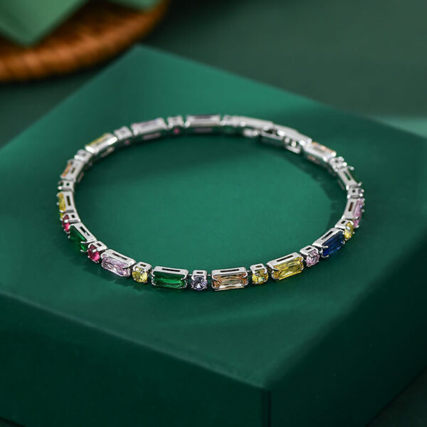 Multicolour Zircon Bracelet