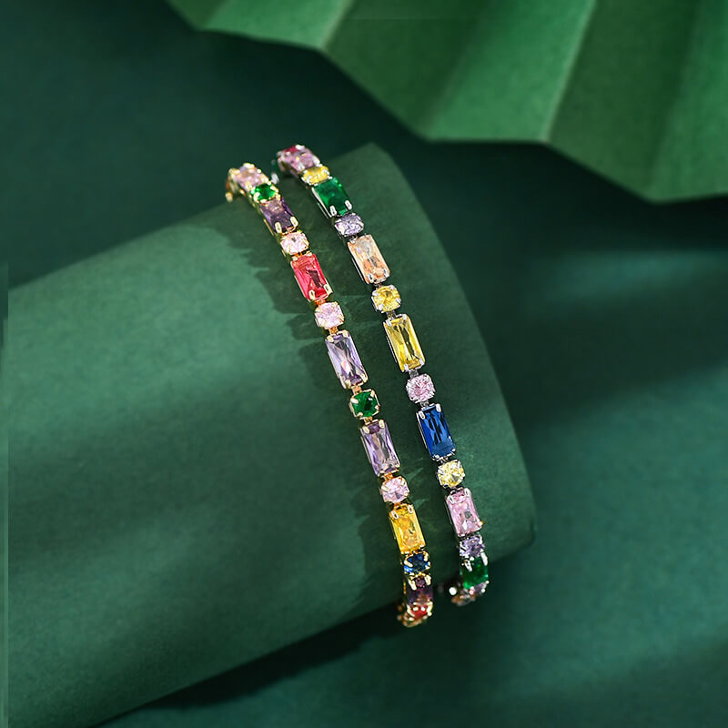 Multicolour Zircon Bracelet