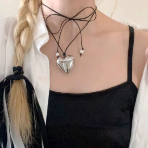 Heart Wax Thread Necklace