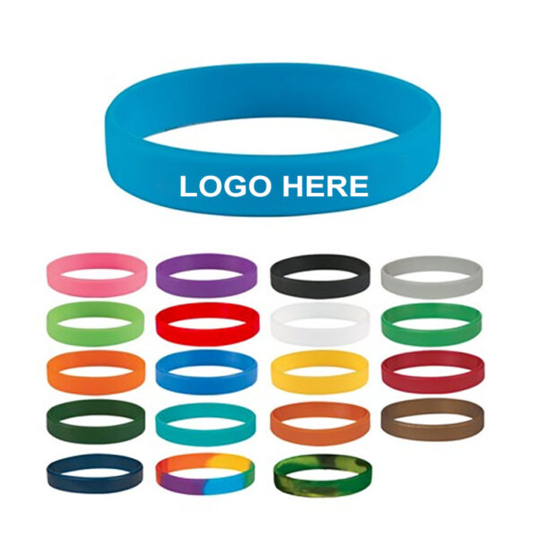 Custom Single Color Silicone Bracelet