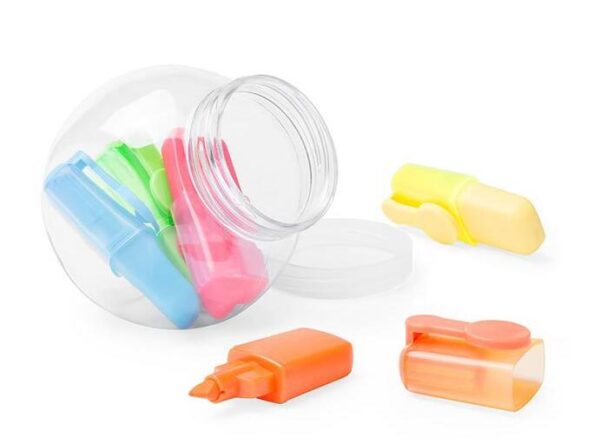 Customizable Highlighters Packed In Jars