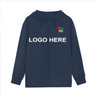 Customized Zip-up Hooded Sweatshirt