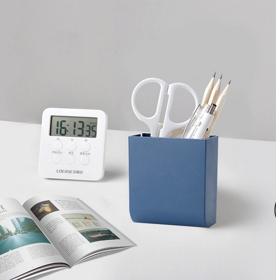 Wall-mounted pen holder