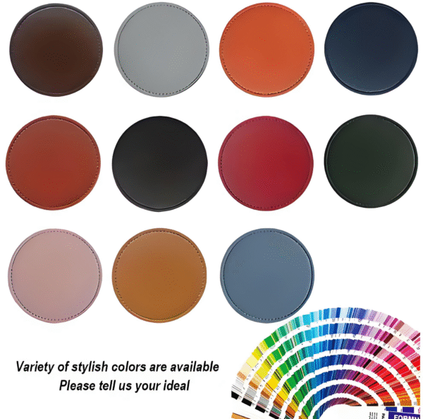 Custom PU Leather Coasters