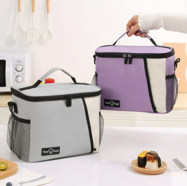 Insulated Lunch Bag with Adjustable Shoulder Strap