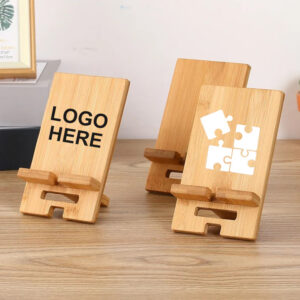 Custom Bamboo Phone Stand