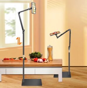 Universal Adjustable Flexible Tablet Floor Stand Carton Packing Phone Stand