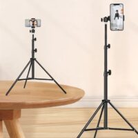 Tripod Phone Stand with Cellphone Holder
