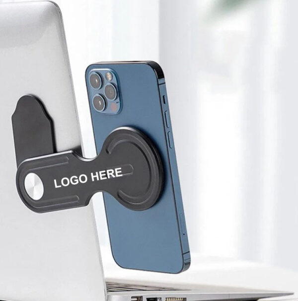 Alloy Magnetic Laptop Phone Holder Laptop Side Mount Clip