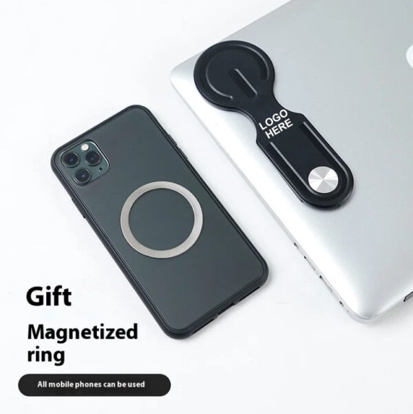 Alloy Magnetic Laptop Phone Holder Laptop Side Mount Clip