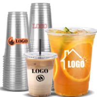 Customized Disposable Clear Cups