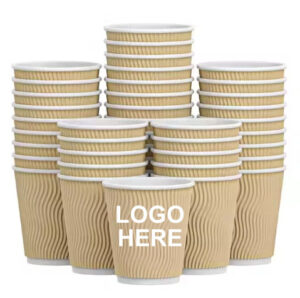 Rippled Disposable Coffee Cup