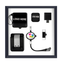 Customized business gift power bank set