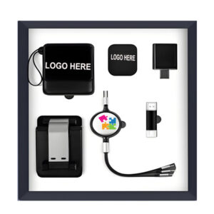 Customized business gift power bank set