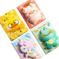 3D Cartoon Unzipping Notebook