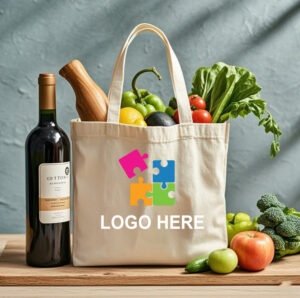Custom logo Size 10oz Tote Canvas Bag