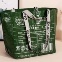 Personalized Tote Bag Custom Size Multi Color logo Printed Laminated pp Woven Bag