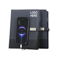 Customized wireless or wired rechargeable notebook