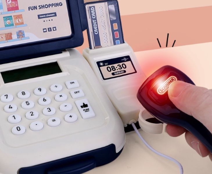 toy cash register funtion