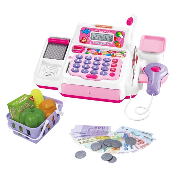 toy cash register pink