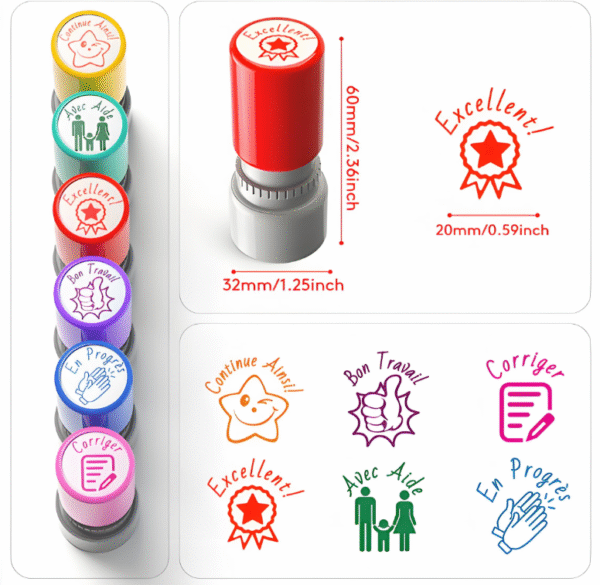 Custom OEM Stationery Office Stamper Stamp