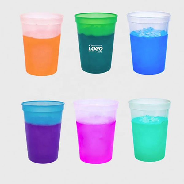 Color-changing cups